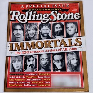 Rolling‎ Stone April 21 2005 The Immortals 100 Greatest Artists 50th Anniversary